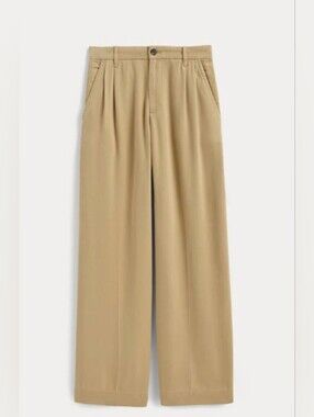 Everlane The Trouser in Buttersoft Sz 0 In Classic Khaki